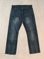 Men Levi's 506 Red Tab Blue Straight W32 L29 Jeans