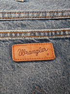 Men Wrangler Regular Fit Blue Straight W34 L30 Jeans