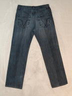 Men Versace Jeans Couture Blue Straight W34 L32 Jeans