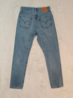 Women Levi's 501 S Blue Slim W26 L28 EU 36 Jeans