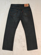 Men Levi's 501 Blue Straight W33 L31 Jeans