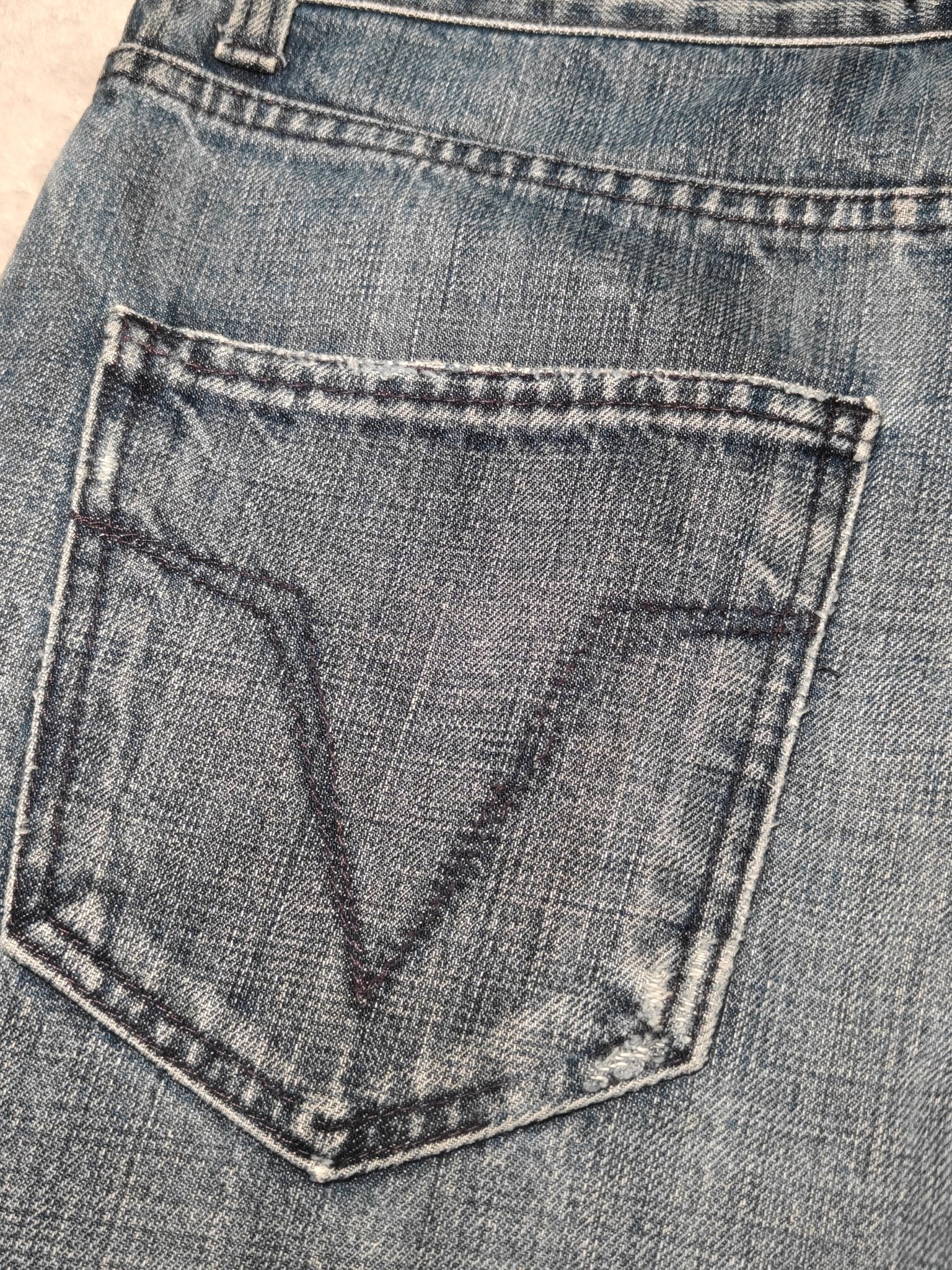Men Versace Jeans Couture Blue Straight W34 L32 Jeans