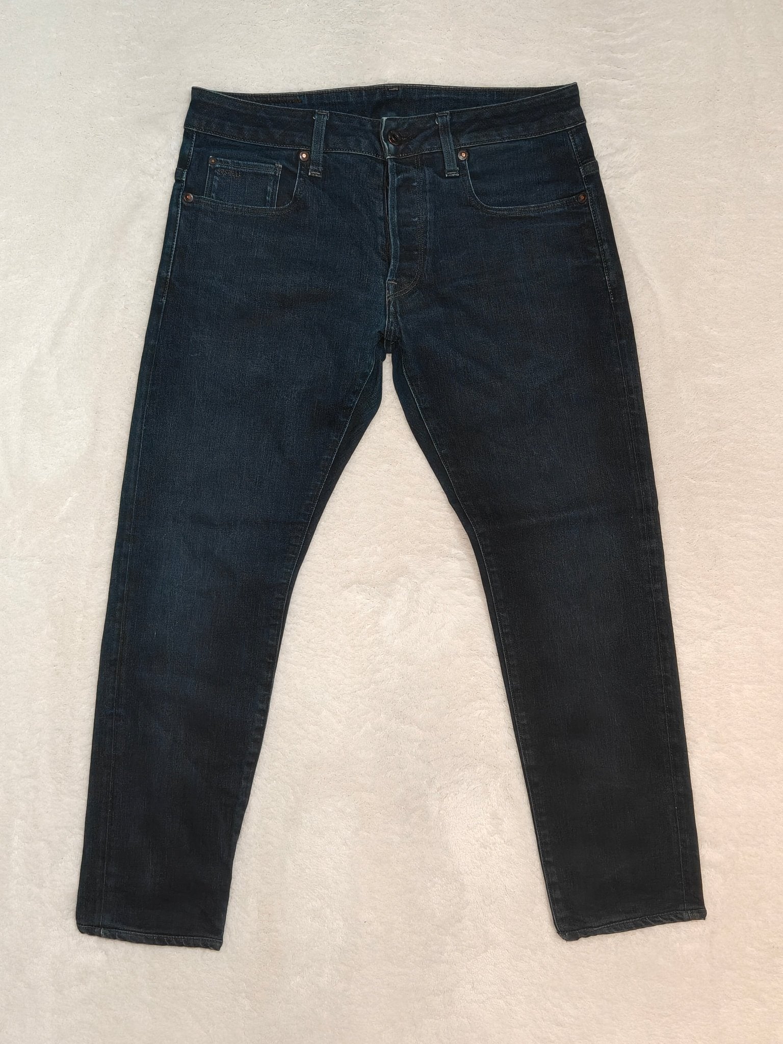 Men G - star 3301 Slim Blue W32 L28 Jeans