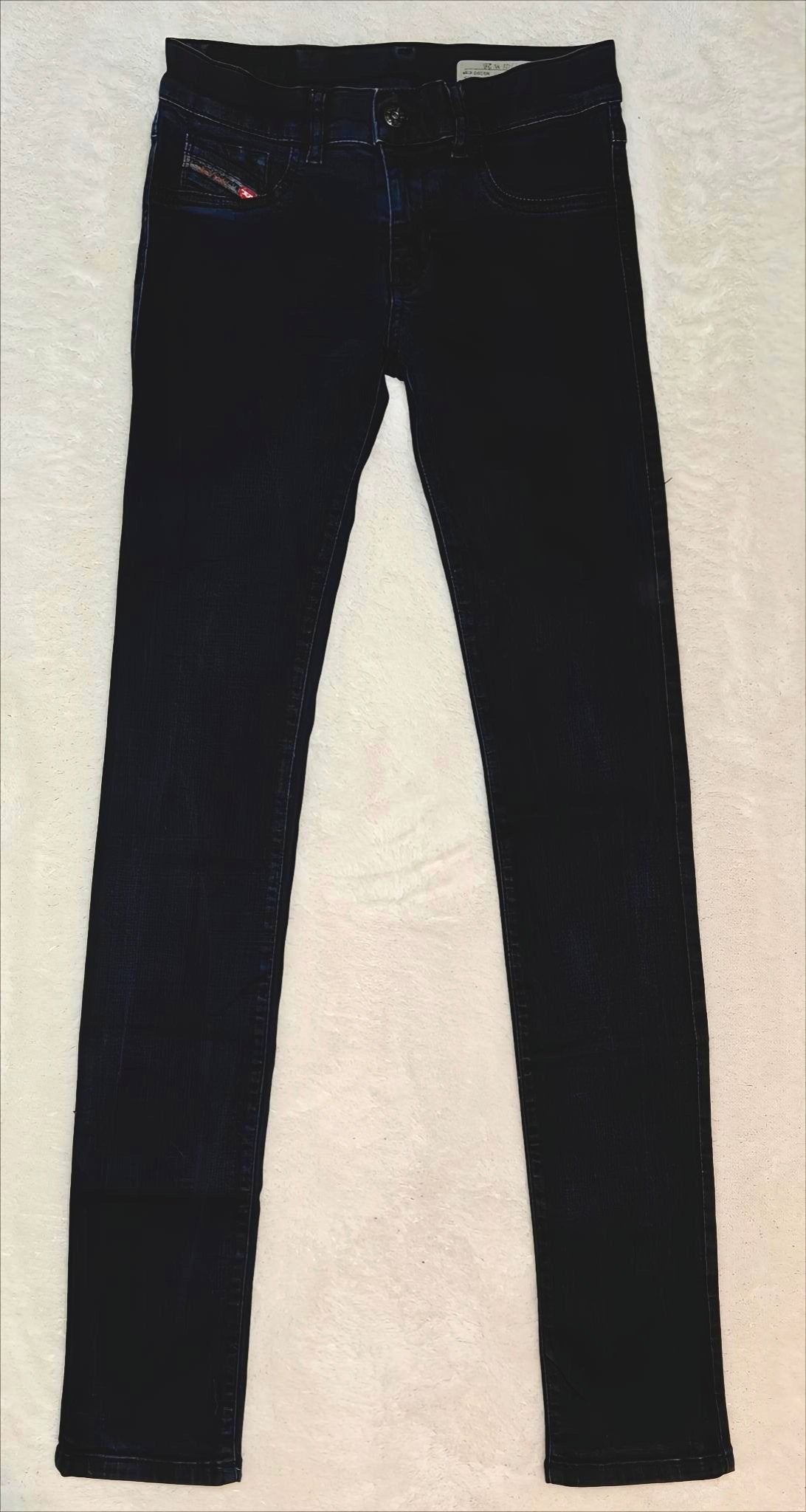 Women Diesel Livier Dark Blue Super Slim Jegging W26 L32 (EU 36/S) Jeans