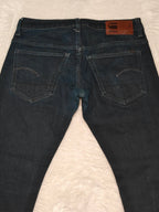Men G - star 3301 Slim Blue W32 L28 Jeans