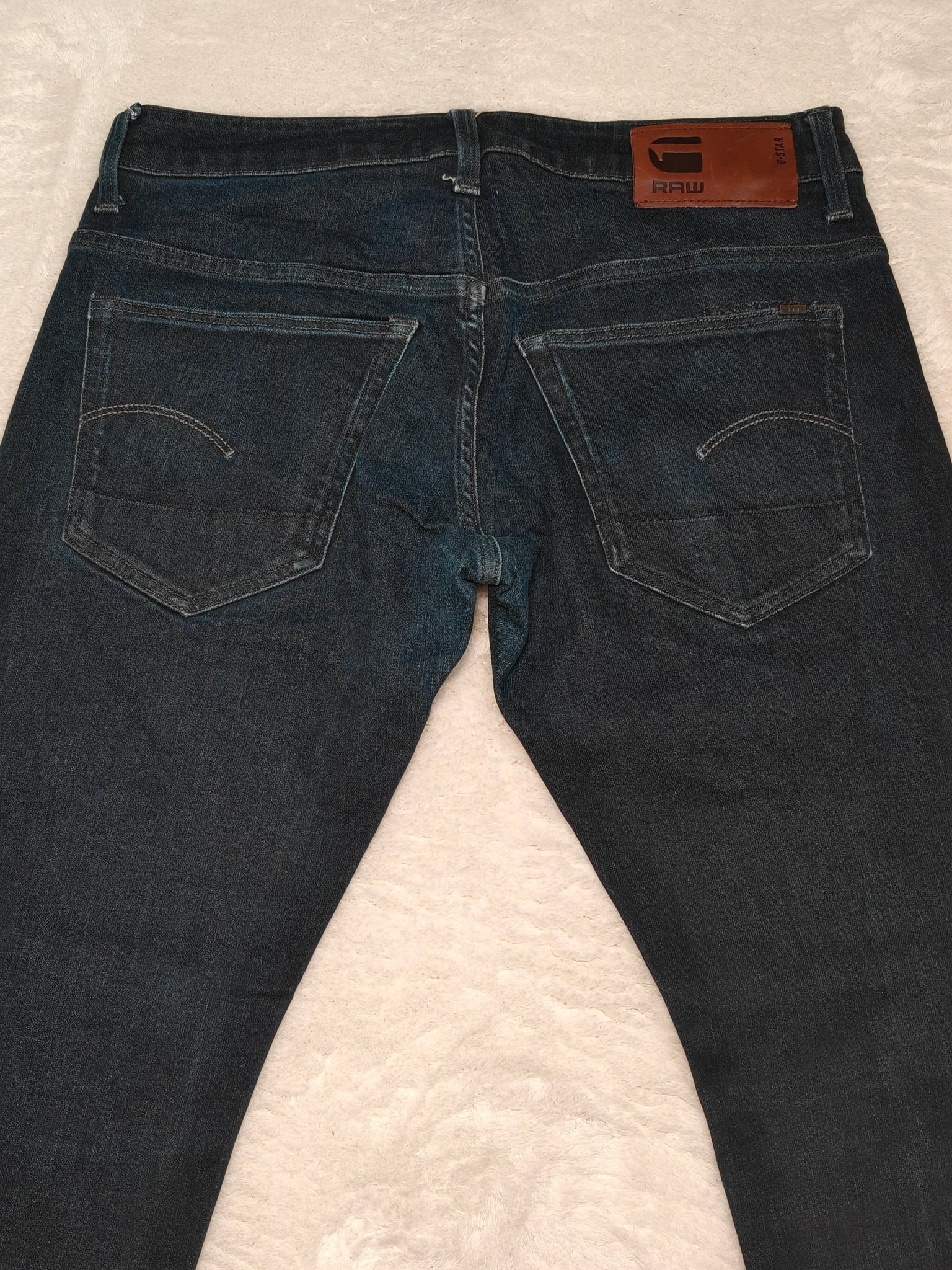 Men G - star 3301 Slim Blue W32 L28 Jeans