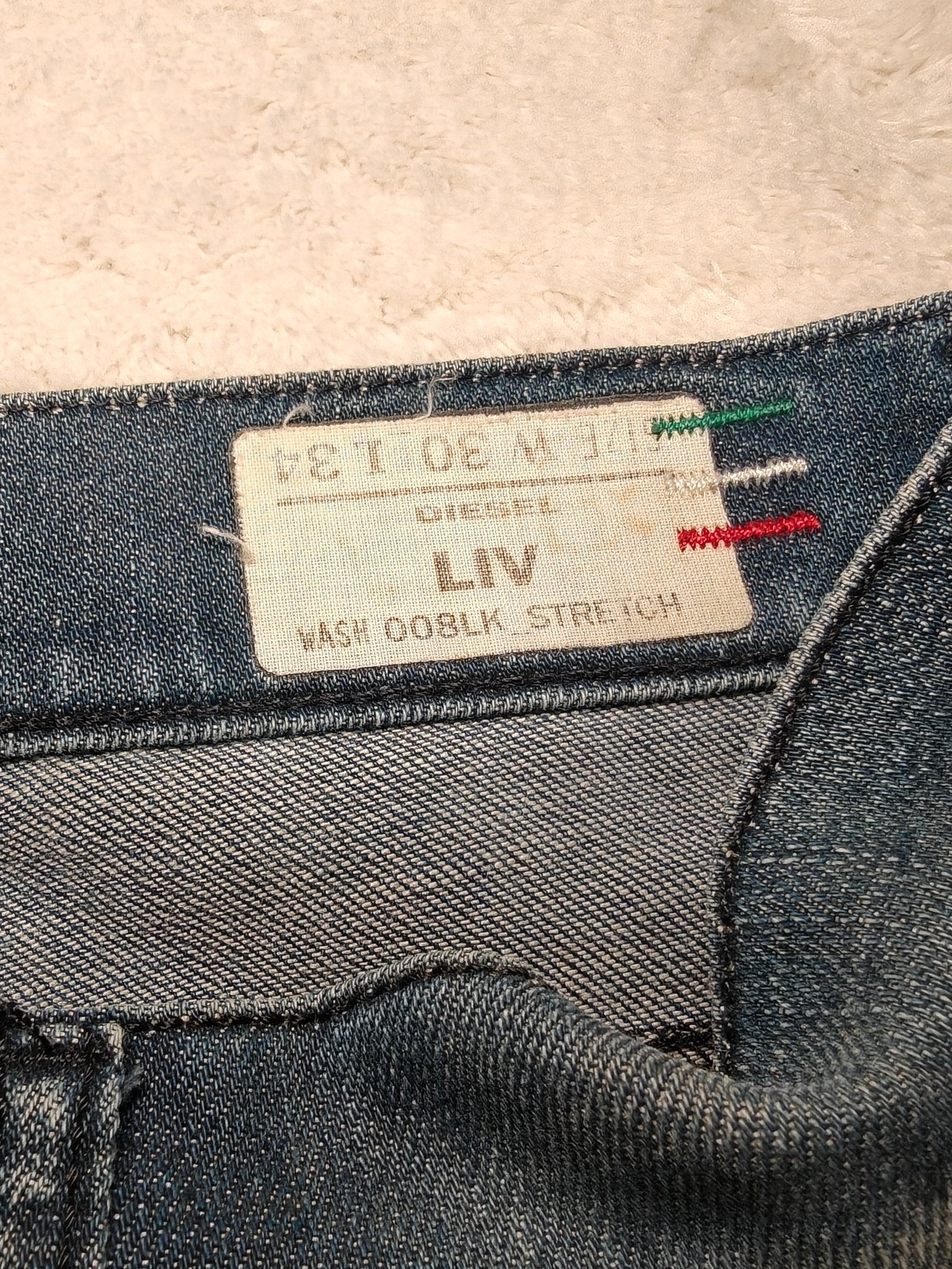 Women Diesel Liv Blue Slim W30 L30 EU 40 Jeans