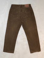 Men Diesel Cheyenne Brown Straight W34 L30 Jeans