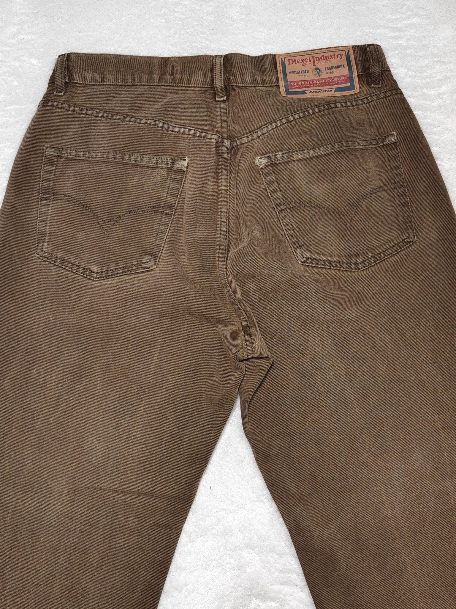Men Diesel Cheyenne Brown Straight W34 L30 Jeans