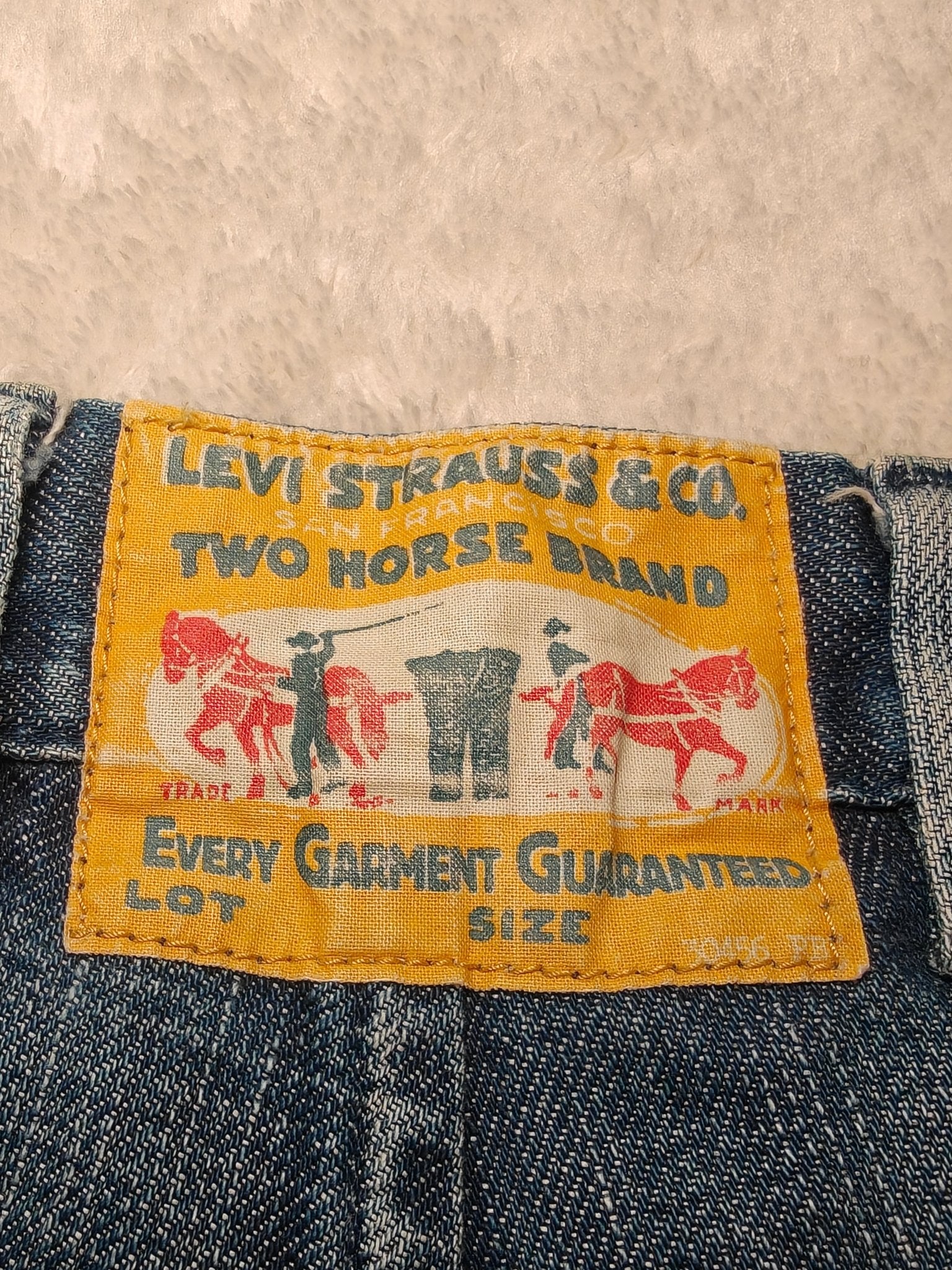 Men Levi's 506 Red Tab Blue Straight W32 L29 Jeans