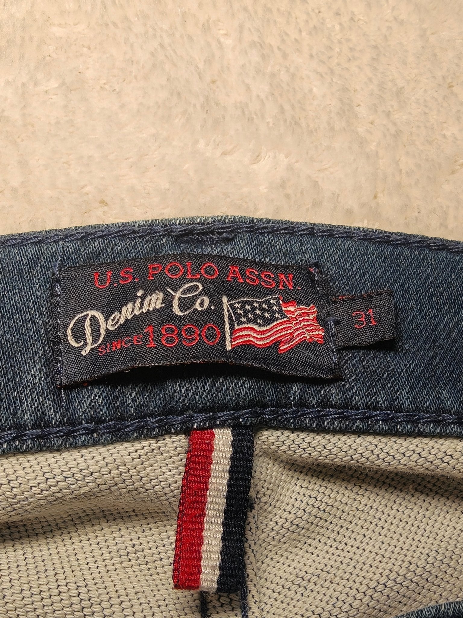 Men U.S. Polo Assn Pratto Blue Slim W31 L29 Jeans