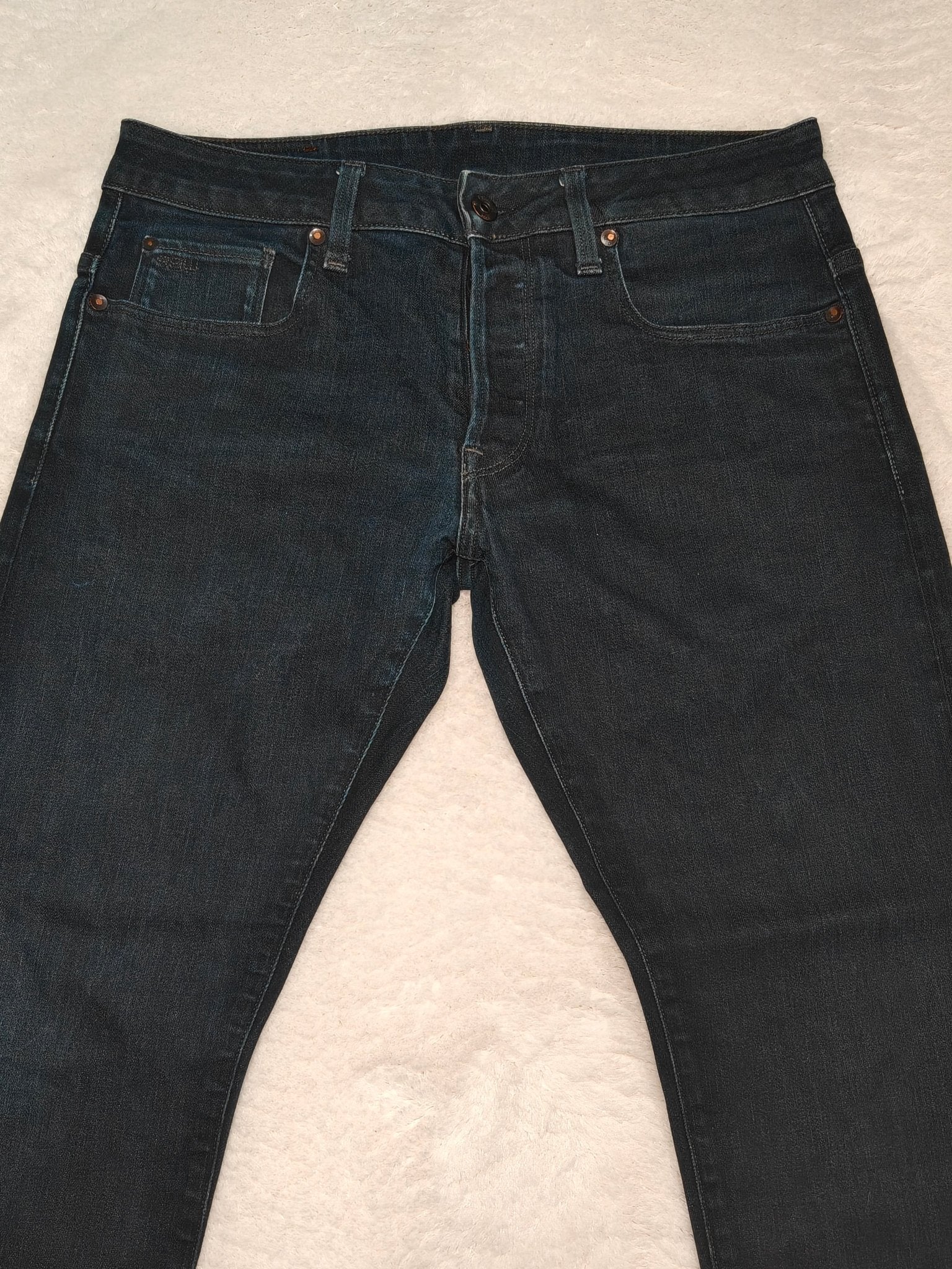Men G - star 3301 Slim Blue W32 L28 Jeans
