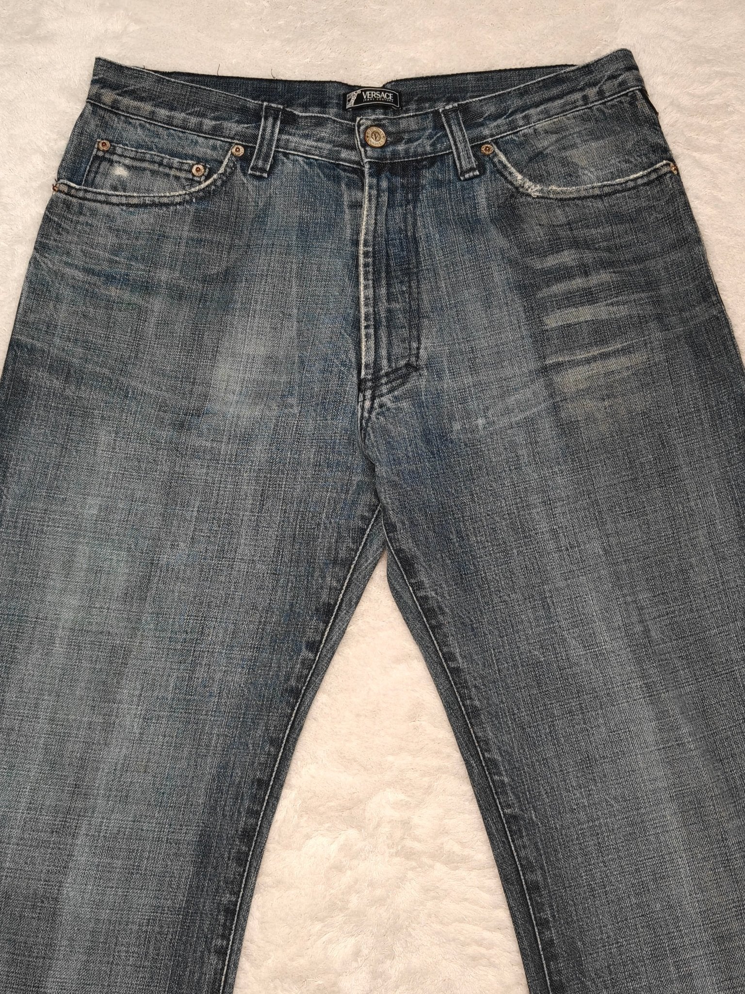 Men Versace Jeans Couture Blue Straight W34 L32 Jeans
