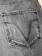 Men Versace Jeans Couture Blue Straight W34 L32 Jeans