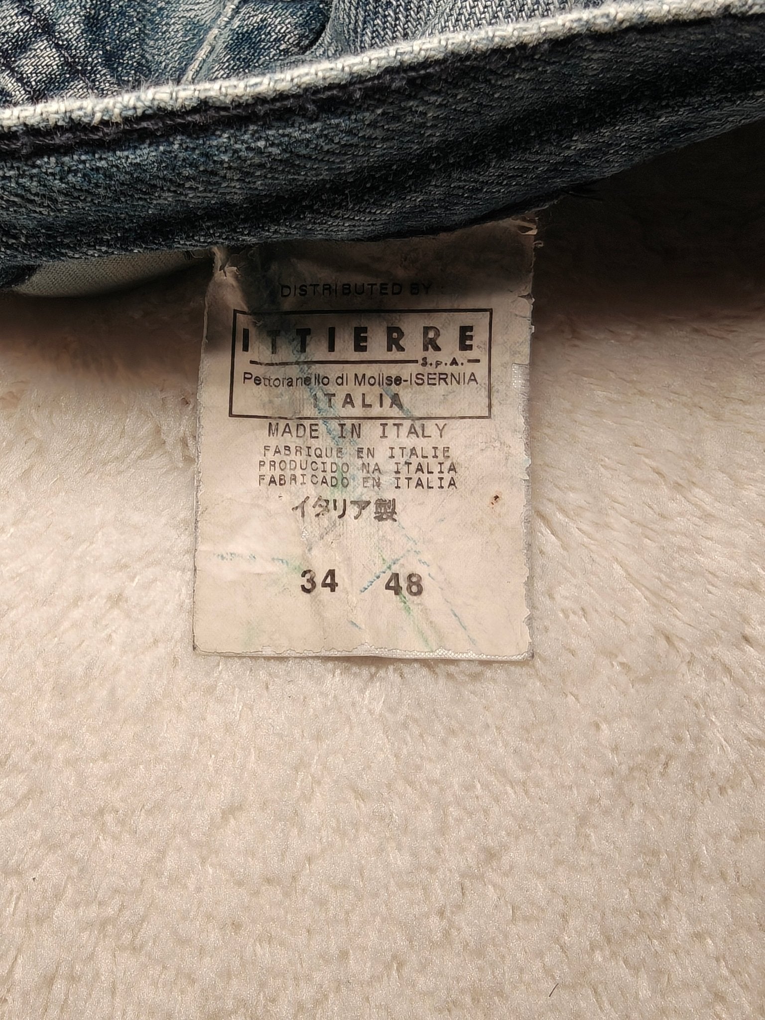 Men Versace Jeans Couture Blue Straight W34 L32 Jeans
