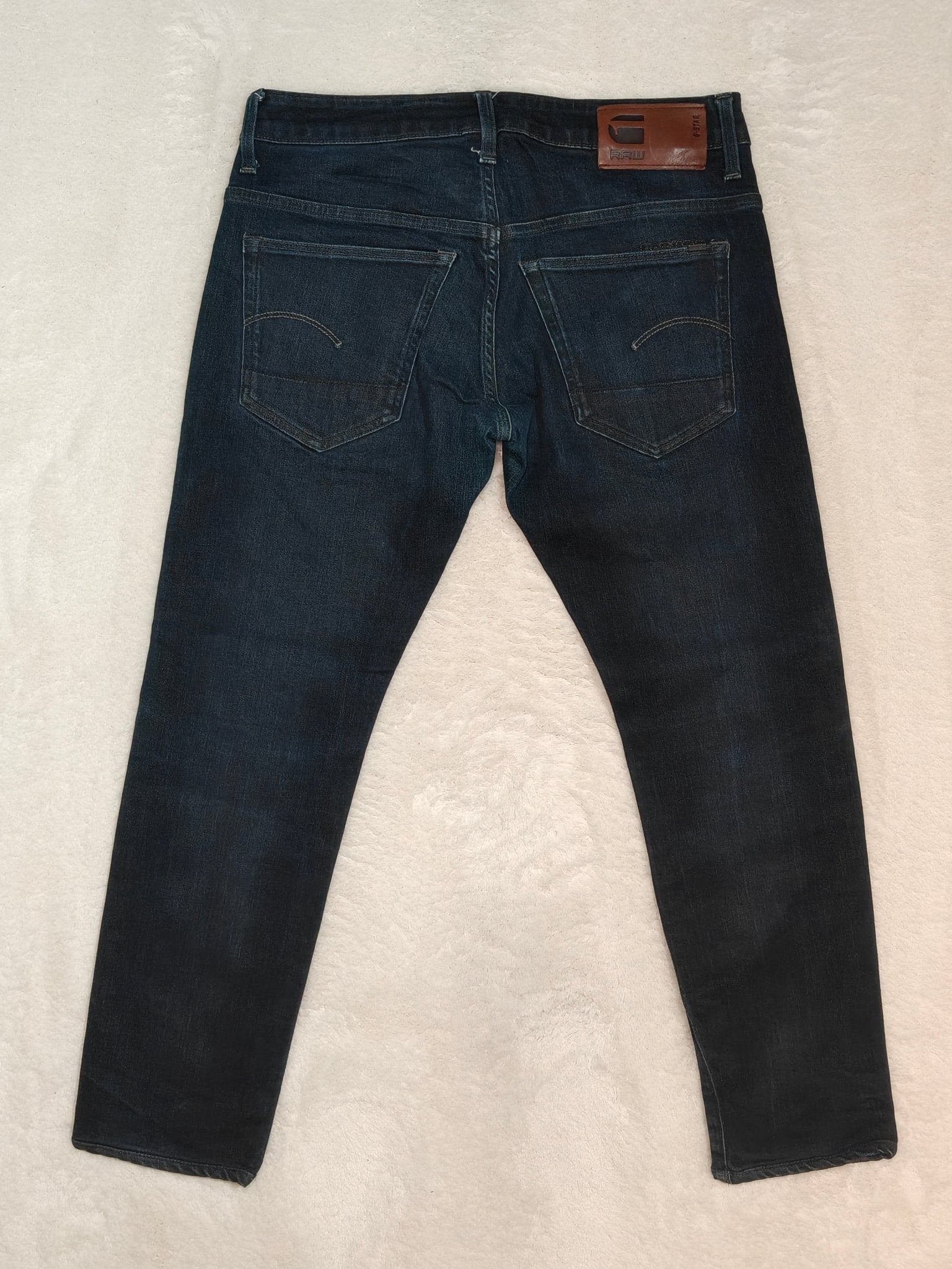Men G - star 3301 Slim Blue W32 L28 Jeans