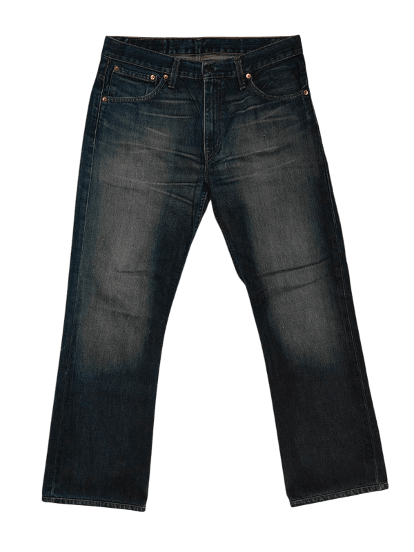 Men Levi's 507 Blue Bootcut W34 L30 Jeans