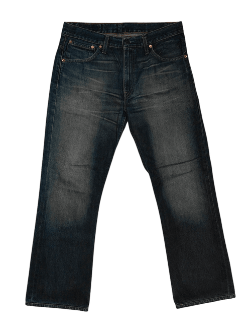 Men Levi's 507 Blue Bootcut W34 L30 Jeans
