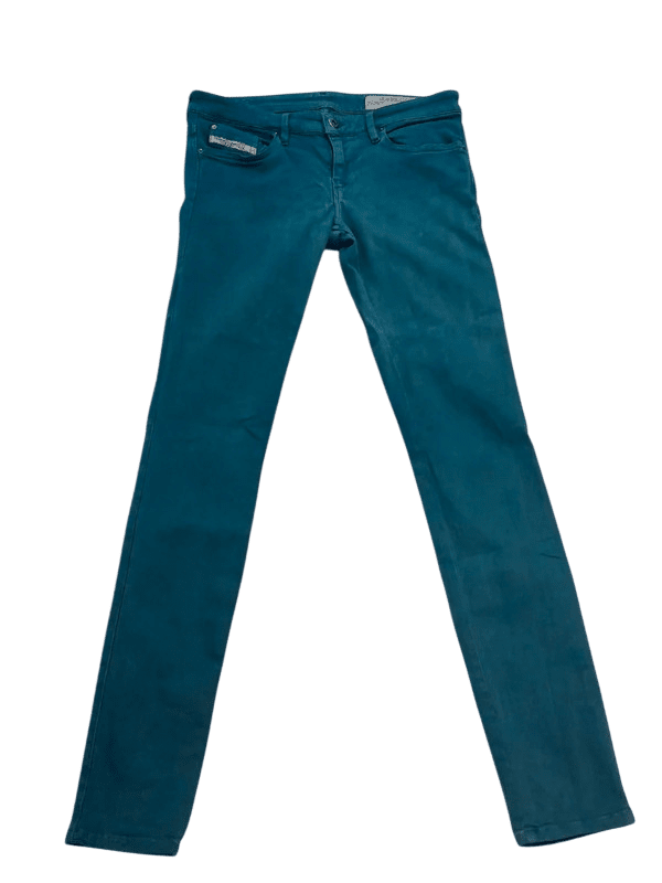 Women Diesel Skinzee - Low Green Slim W27 (EU 36/S) Jeans