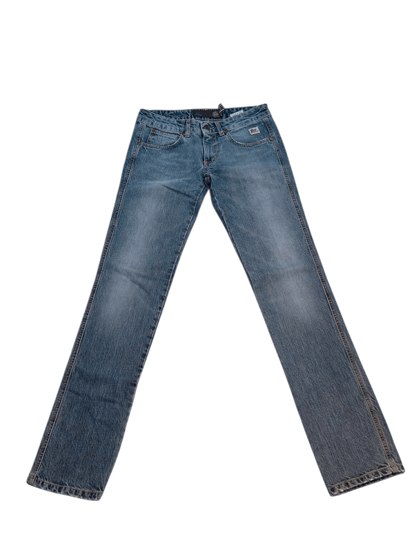 Women Roy Roger's PAT Denim Blue Straight W24 (EU 34/XS) Jeans