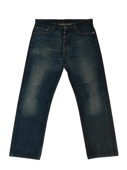 Men Levi's 501 Blue Straight W34 L30 Jeans