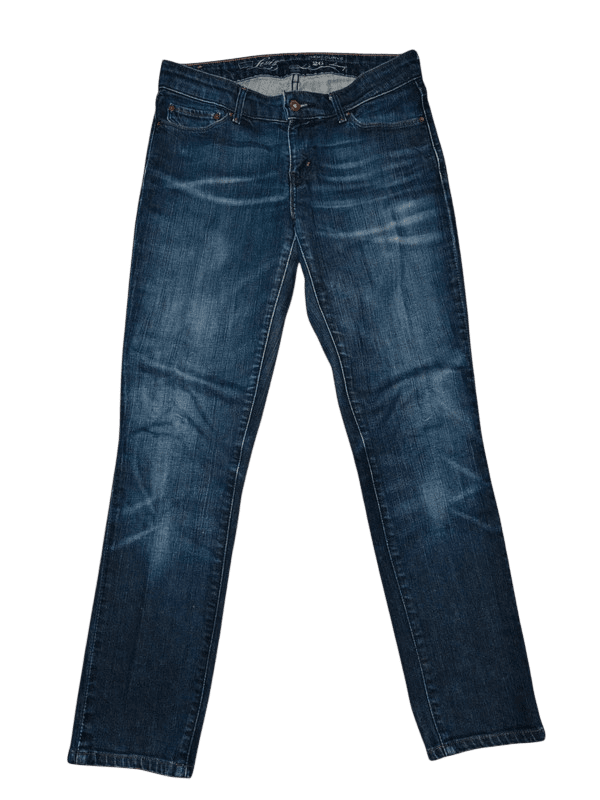 Women Levi's Demi Curve Blue Slim W26 L32 (EU 36/S) Jeans