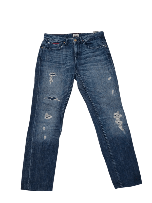 Women Tommy Hilfiger Louise Carmel Blue Straight W28 L32 Jeans