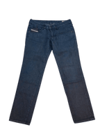Women Diesel Clush Blue Straight W30 L32 (EU 40) Jeans