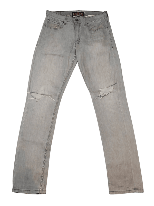 Men Levi's Gray Slim W33 L32 Jeans