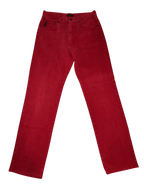 Men Wampum Gold Series Red Straight W34 Jeans