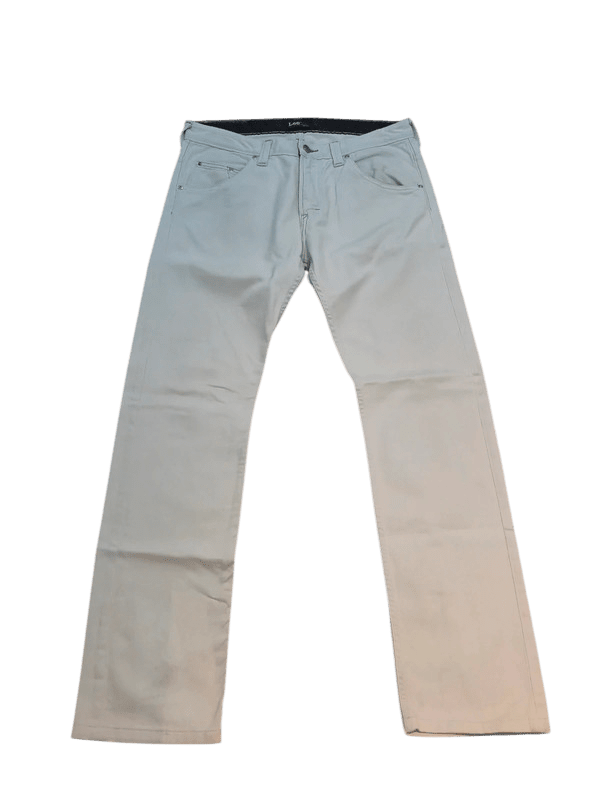 Men Lee Zed White Straight W33 L34 Jeans