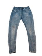 Women G - star Midge Zip Blue Skinny W26 L30 (EU 36/S) Jeans