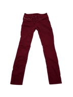 Women Pepe Jeans New Brooke Lotus Red Slim W25 L30 Jeans