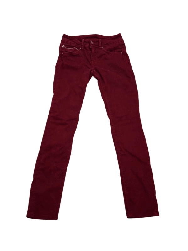 Women Pepe Jeans New Brooke Lotus Red Slim W25 L30 Jeans
