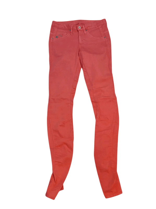 Women G - star Arc 3d Red Skinny W26 L32 (EU 36/S) Jeans