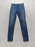 Women Calvin Klein CKJ001 Blue Skinny W27 L30 (EU 36 / S) Y2K Jeans