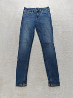 Women Calvin Klein CKJ001 Blue Skinny W27 L30 (EU 36 / S) Y2K Jeans