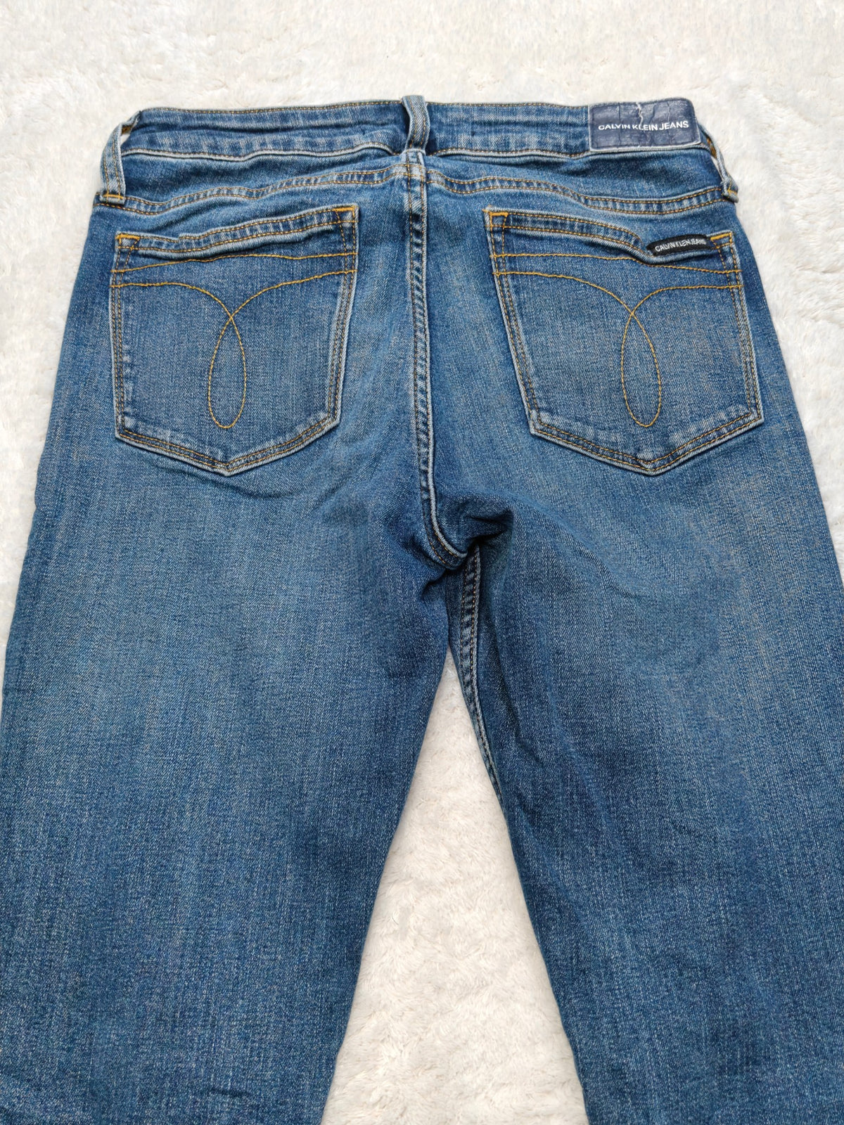 Women Calvin Klein CKJ001 Blue Skinny W27 L30 (EU 36 / S) Y2K Jeans