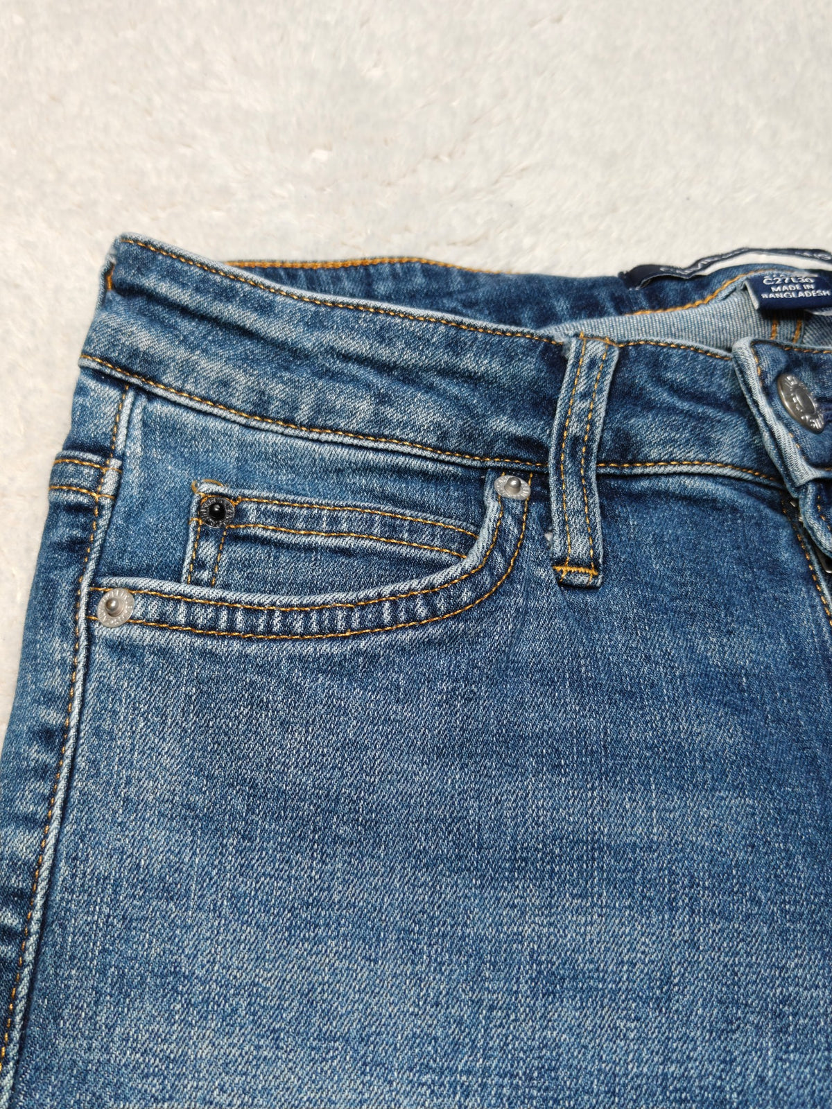 Women Calvin Klein CKJ001 Blue Skinny W27 L30 (EU 36 / S) Y2K Jeans