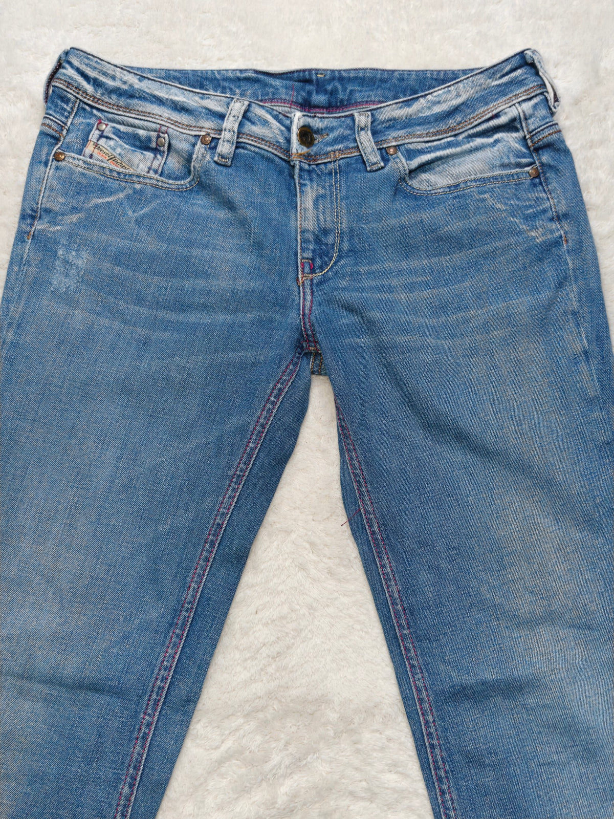 Women Diesel Bebel Blue 0070U Slim W32 L30 (EU 42 / XL) Jeans