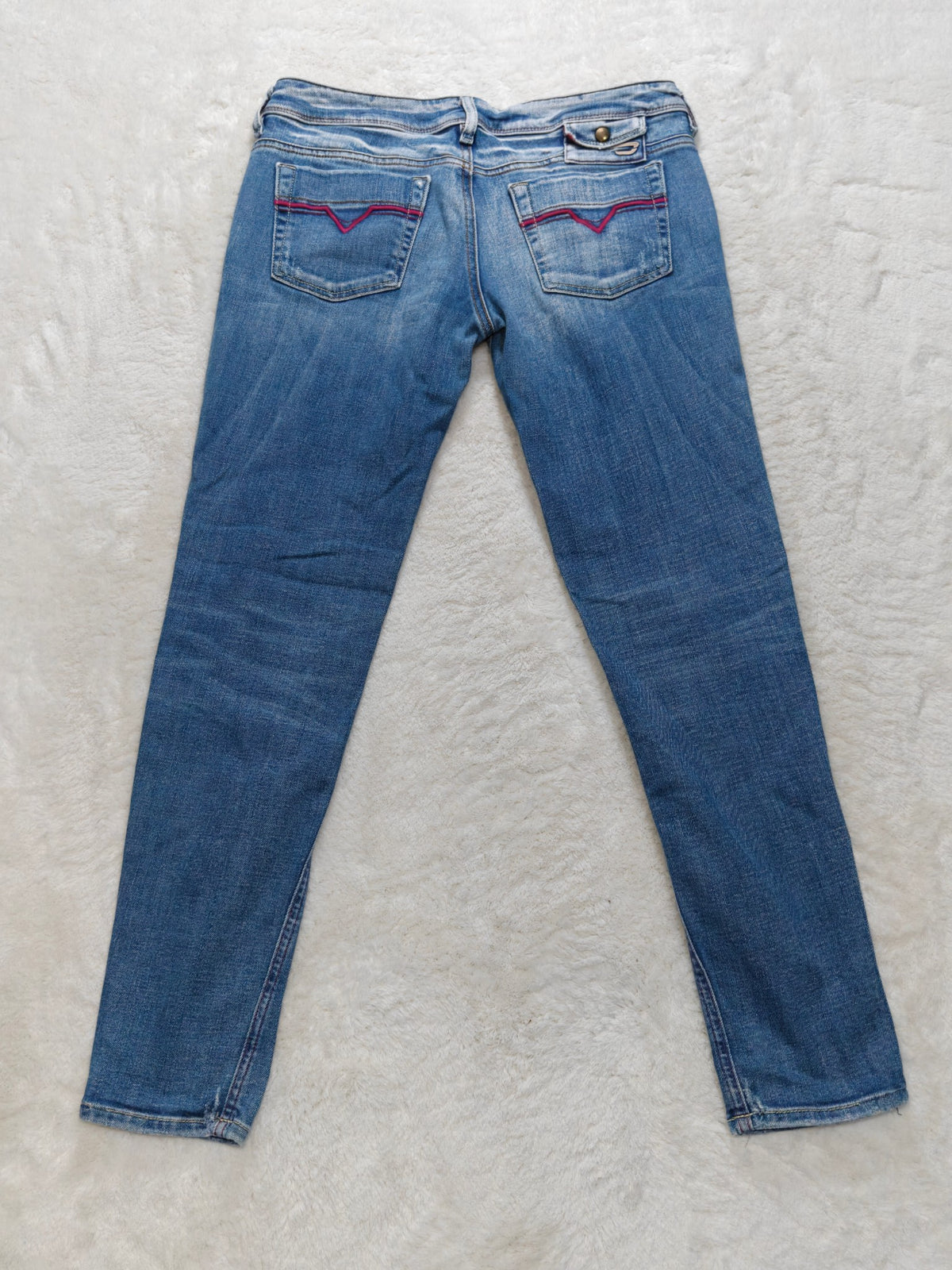 Women Diesel Bebel Blue 0070U Slim W32 L30 (EU 42 / XL) Jeans