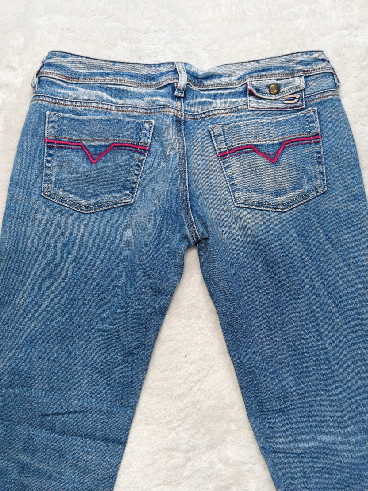 Women Diesel Bebel Blue 0070U Slim W32 L30 (EU 42 / XL) Jeans