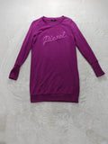 Women Diesel D-YVONNE sweatshirt dress Purple Sweatshirt S