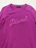 Women Diesel D-YVONNE sweatshirt dress Purple Sweatshirt S