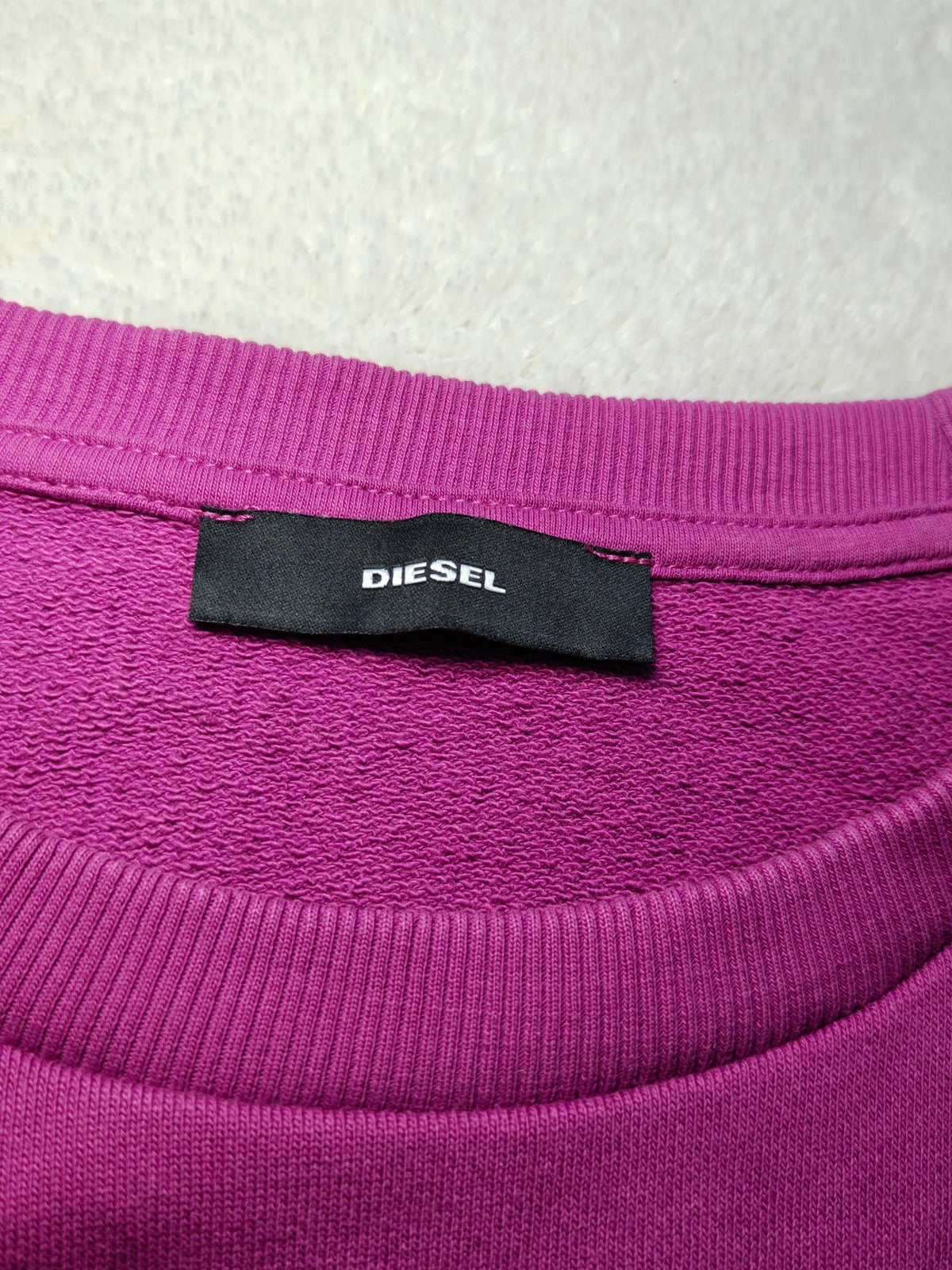 Women Diesel D-YVONNE sweatshirt dress Purple Sweatshirt S