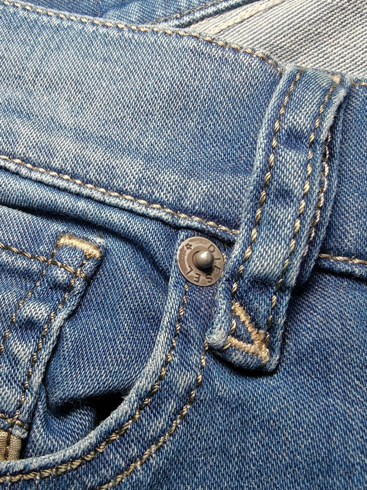 Women Diesel GETLEGG Blue 0R610 Slim W29 L32 (EU 38 / M) 2010s Jeans