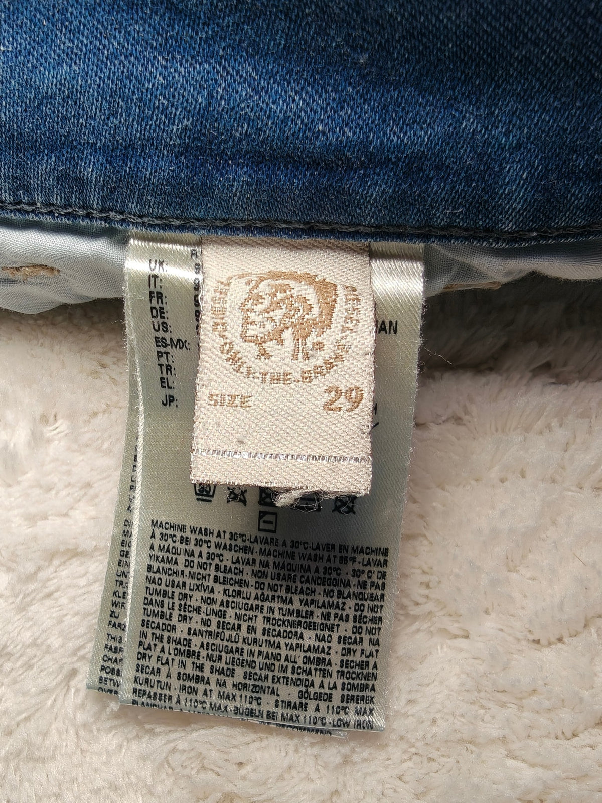 Women Diesel GETLEGG Blue 0R610 Slim W29 L32 (EU 38 / M) 2010s Jeans