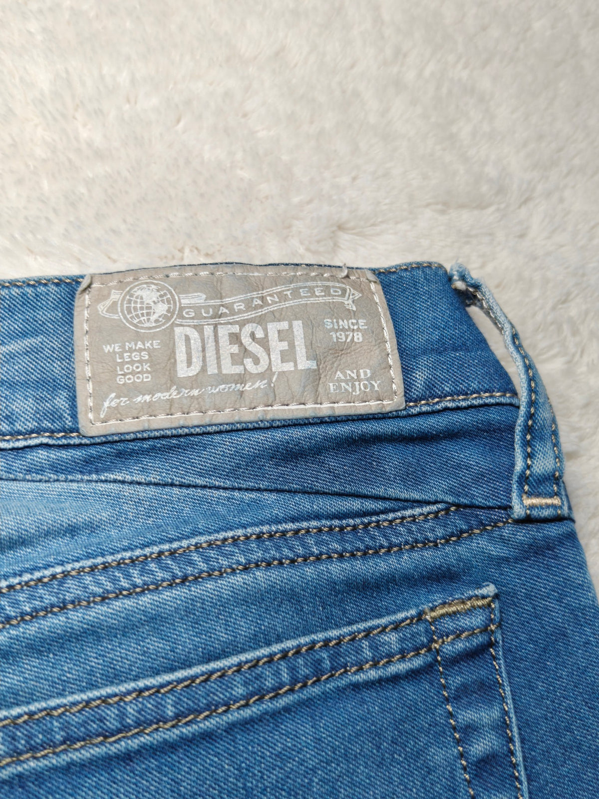 Women Diesel GETLEGG Blue 0R610 Slim W29 L32 (EU 38 / M) 2010s Jeans