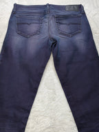 Women Diesel Grupee Made in Italy Dark blue 0818G Slim W28 L32 (EU 38 / M) Y2K Jeans