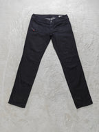 Women Diesel Hushy Black 0064U Slim W28 L30 (EU 38 / M) 2010s Jeans